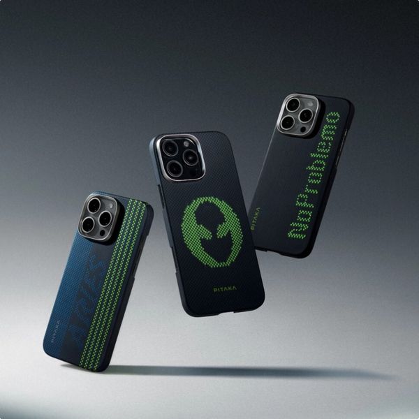 Чехол Pitaka Tactile Woven (Lumintex Edition) для iPhone 16 Pro Max, Кредитная карта | Credit card