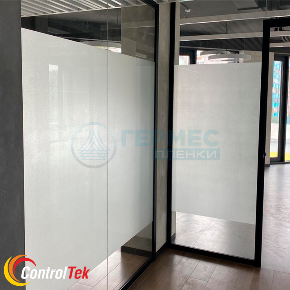 Пленка для окон декоративная CRYSTAL WHITE ControlTek, на отрез
