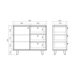 Комод TWIN TW029