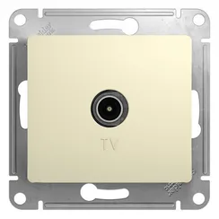 Розетка телевизионная Systeme Electric Glossa Бежевый GSL000293