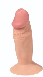 Анальный фаллоимитатор MINI SHINY SHANK OPAL 5 DONG FLESH - 12,7 см. (Цвет: телесный)