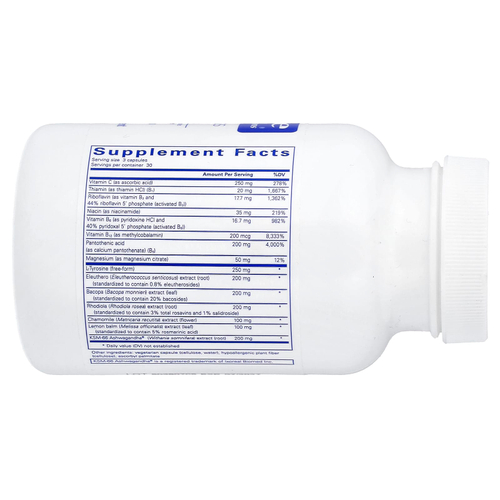 Pure Encapsulations, Daily Stress Formula, 90 Capsules
