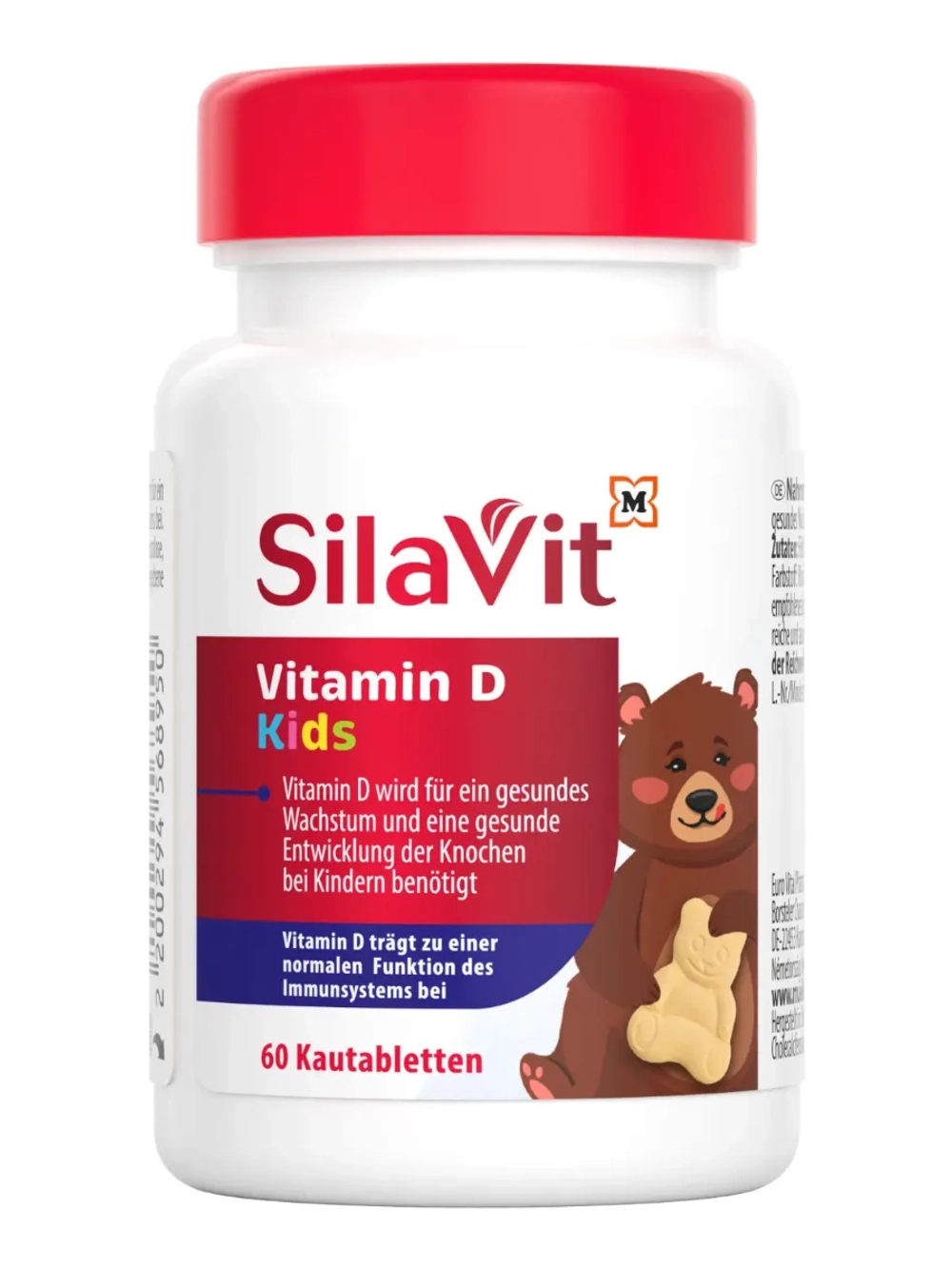 SilaVit жевательные таб. с Витамином Д для детей, 60 шт