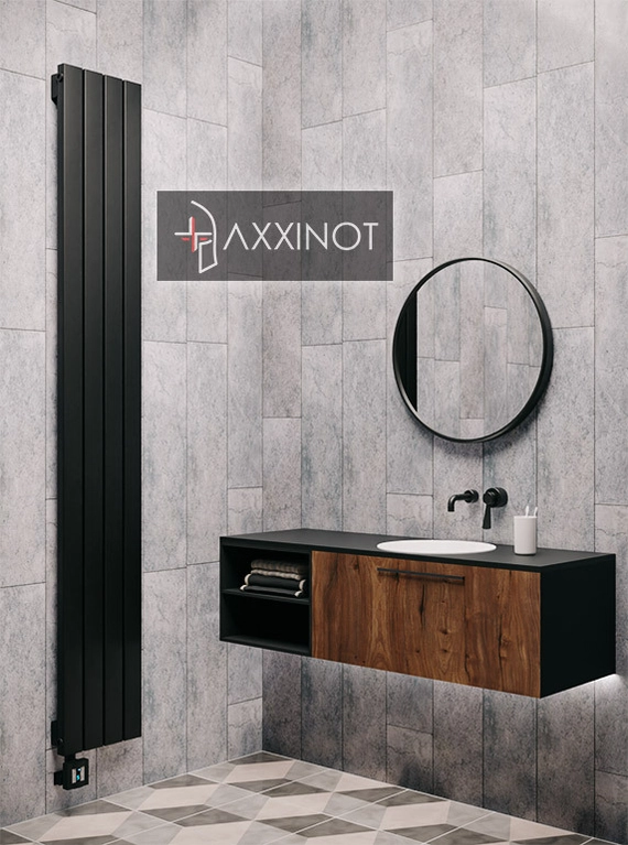Axxinot Adero VE 1500 - вертикальный электрический трубчатый радиатор высотой 1500 мм