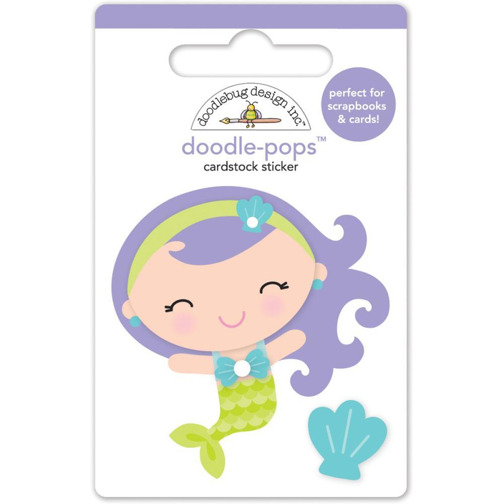 Паф-стикер Маленькая русалка Doodlebug Doodle-Pops 3D Stickers
