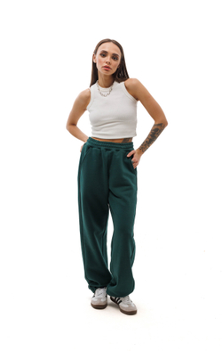 Джоггеры Q2ZA People oversize (зелёный)