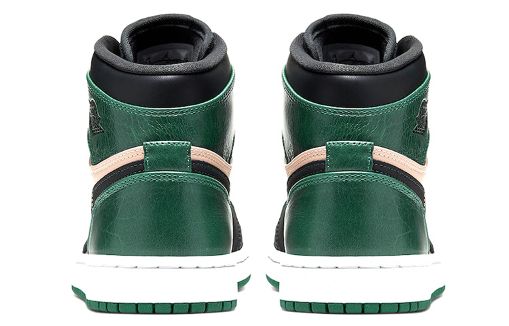 Jordan 1 Retro High Bio Beige Anthracite Mystic Green Women's