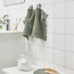 Полотенце IKEA VALLASAN (ВАЛЛАСОН), Хаки, 30х30 см