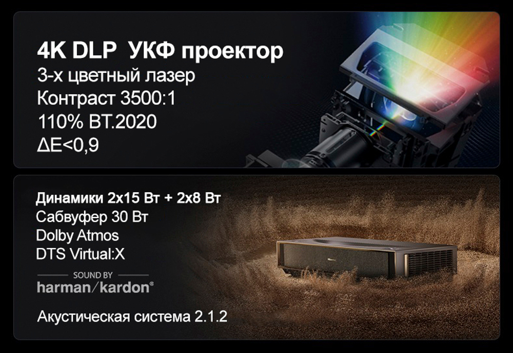 УКФ Проектор Hisense Starlight S1 Pro 2026 (с Сабвуфером)