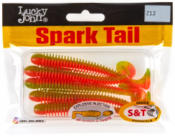 Мягкая съедобная приманка LJ Pro Series Spark Tail 4,0 in (101 мм), цвет Z12, 5шт.