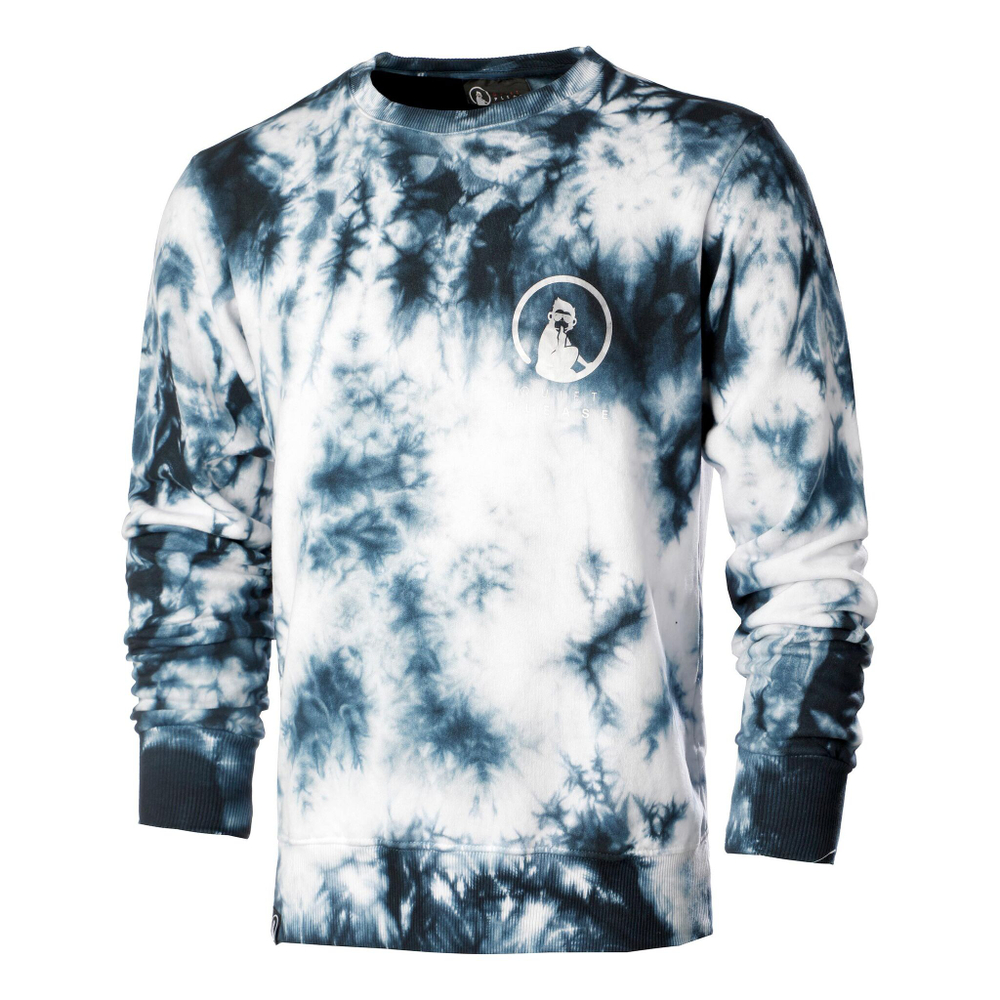 Мужская кофта теннисная Quiet Please Tie Dye AOP Sweatshirt Men - Multicoloured