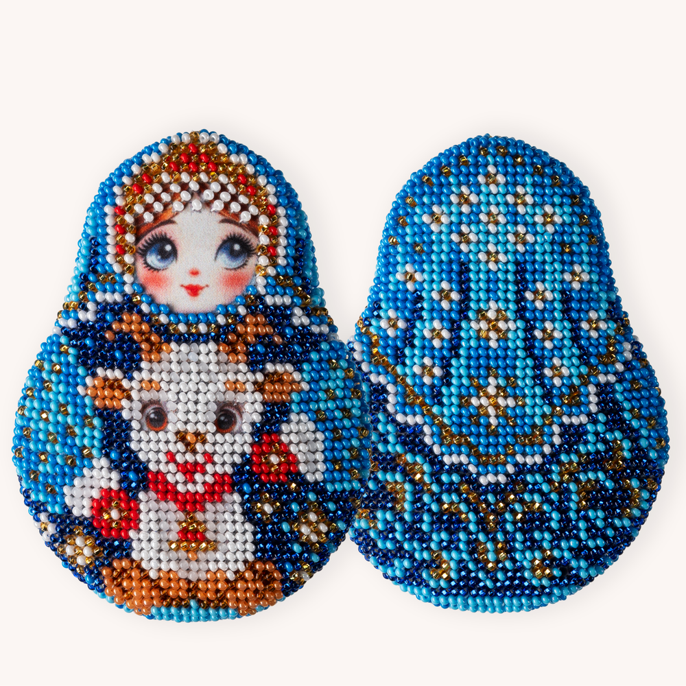 Матрешка с козлёнком