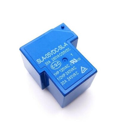 Реле DC 5V (5 контактов, 1 группа, переключающее) 30А