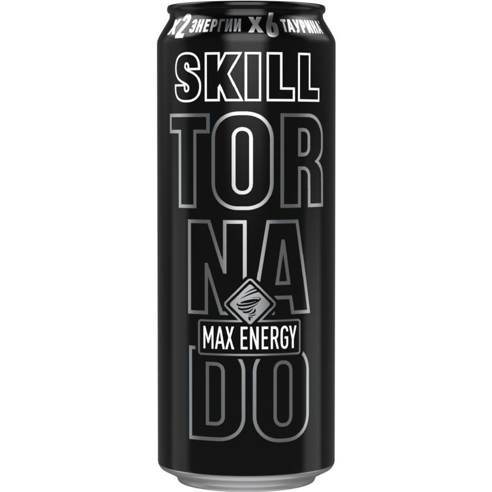 Напиток Энергетический Tornado Skill 0,45л ж/б