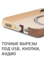 Дизайнерский чехол для IPHONE 16 PRO MAX с камерой-подставкой и MagSafe