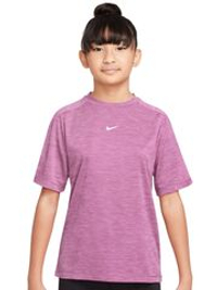 Футболка для девочки Nike Multi Dri-FIT Short-Sleeve - light magenta/pure/white