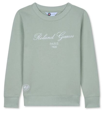 Кофта для мальчика теннисная Roland Garros Kids Sporty Chic Titouan - зеленая