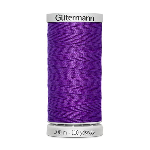 Нитки суперкрепкие Gutermann Extra Strong M782 №40 (100 метров), 5 кат. | 392 фиолетовый джинс