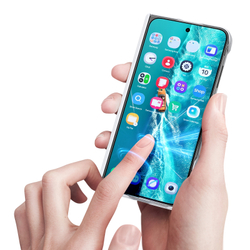 Усиленный чехол с белыми рамками и с MagSafe для vivo X Fold 6, серия Expn Series Magnetic от Dux Ducis