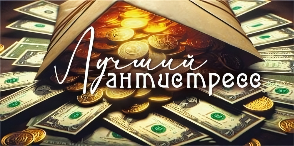 Конверт для денег "Лучший антистресс" (Мир поздравлений)