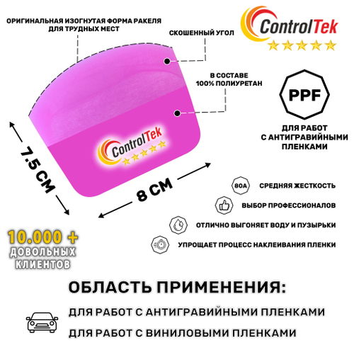 Выгонка для работы с PPF изогнутая GA163