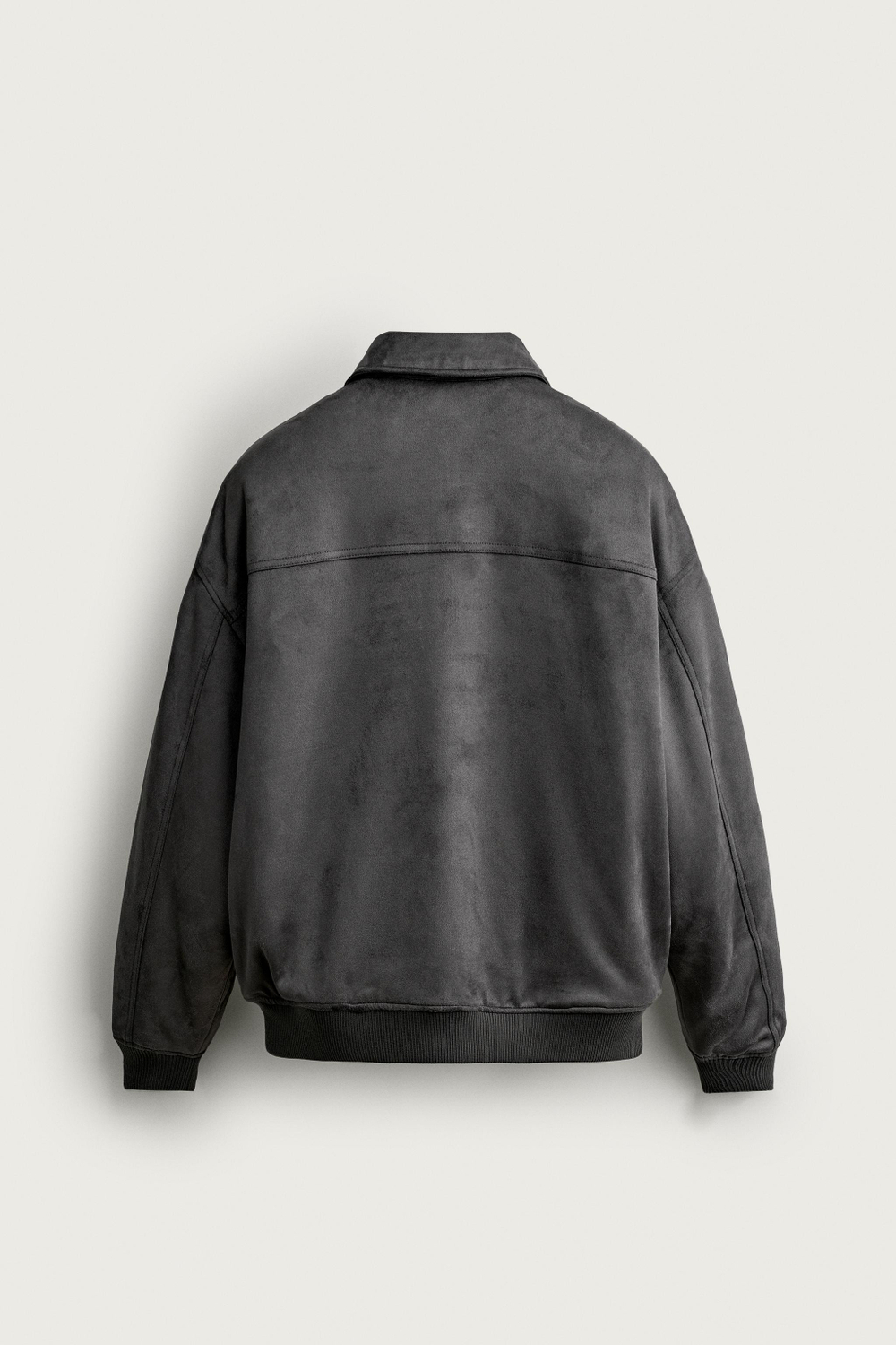 СТЕГАНАЯ КУРТКА ПОД ЗАМШУ — ZARA