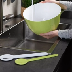 Набор столовых приборов для салата 2 предмета Trebonn Serveware зеленый/белый