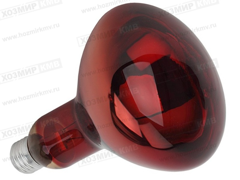 лампа ИКЗК Красная 250 Е27 (15шт.)