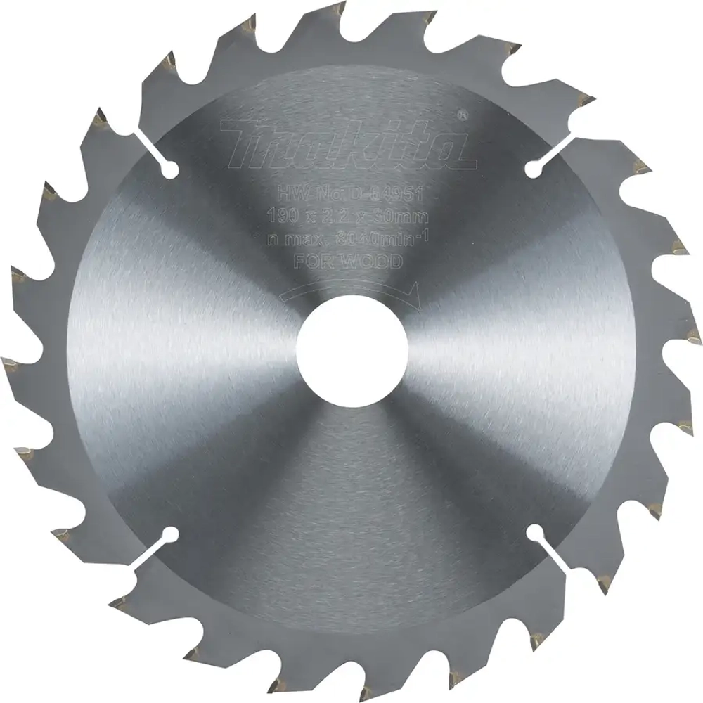 Пильный диск для дерева 190x30x2.2/1.4x24T Makita D-64951