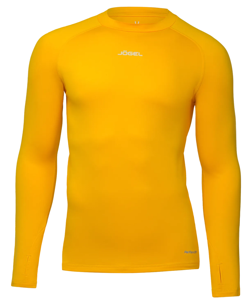Джемпер компрессионный утепленный CAMP PerFormDRY Baselayer Top Warm, желтый