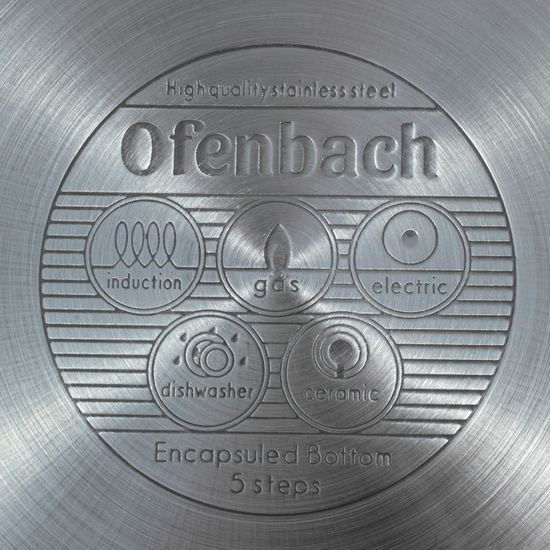 Кастрюля 6 л. из нержавеющей стали Ofenbach NB 100514