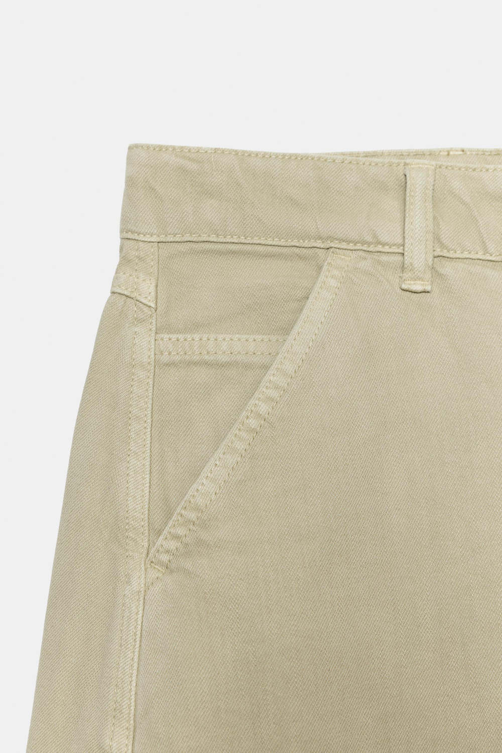 ДЖИНСЫ TRF CHINO BARREL СО СРЕДНЕЙ ПОСАДКОЙ — ZARA