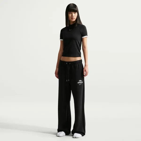 Брюки спортивные женские NIKE W NK PHNX FLC HR PANT WD GLS