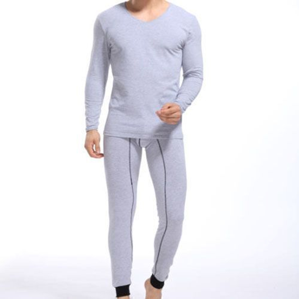 Мужской комплект нательного белья Cockcon Grey Set (Размер: L) (Цвет: серый)