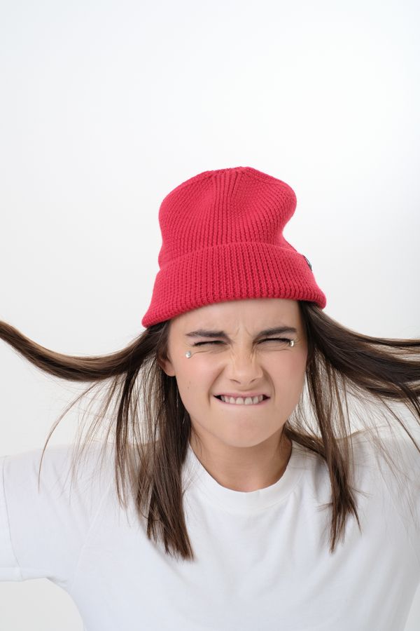 Шапка Modern Short Beanie Красная - фото 6