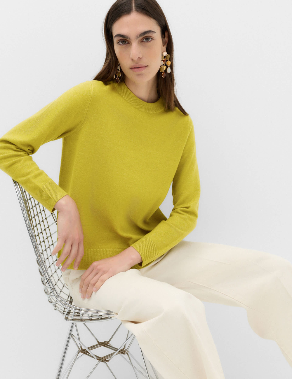 Свитер с круглым вырезом Air-Yarn - Marks & Spencer