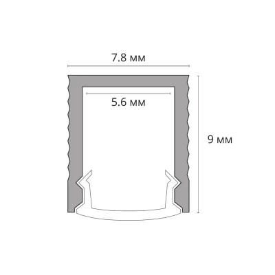 Профиль для ленты Arte Lamp SURFACE A070905S