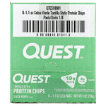 Quest Nutrition, Протеиновые чипсы по типу тортильи, сальса-верде, 8 пакетиков по 32 г (1,1 унции)