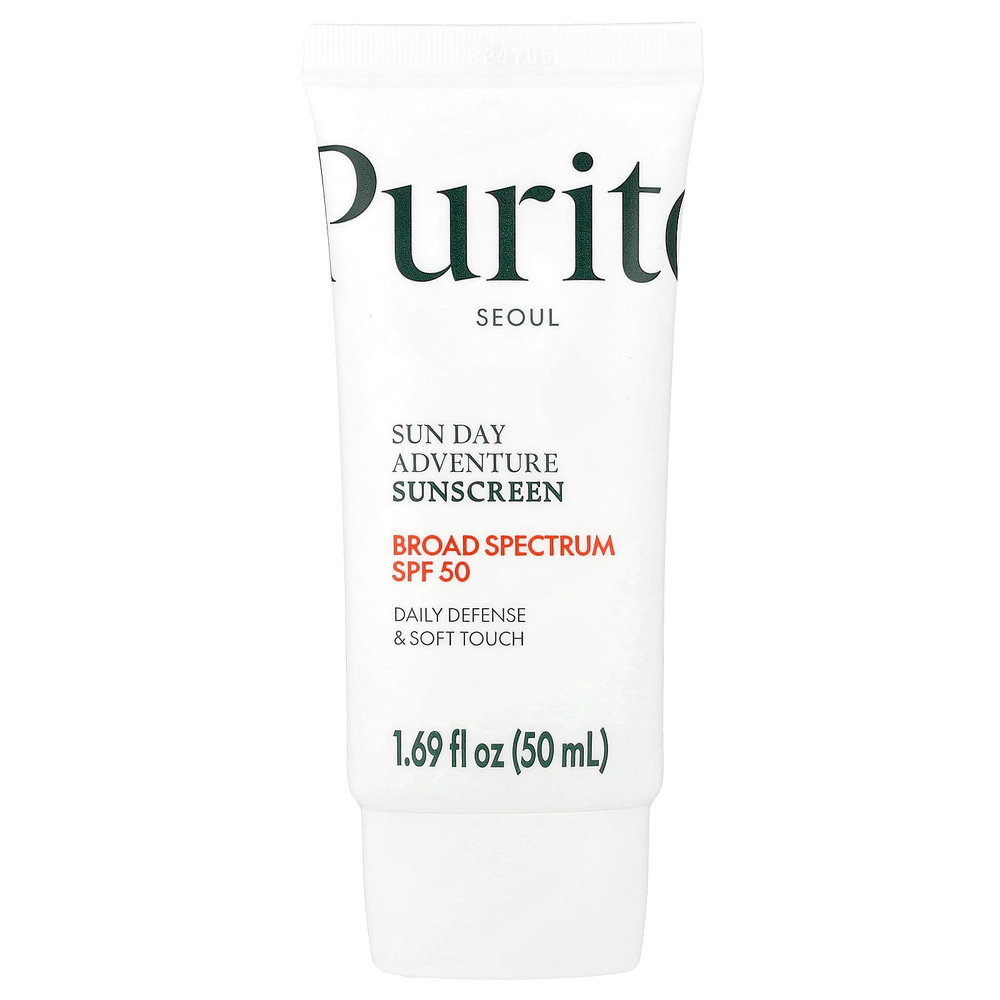 Purito, Sun Day Adventure Sunscreen, солнцезащитный крем, SPF 50, 50 мл (1,69 жидк. унции)