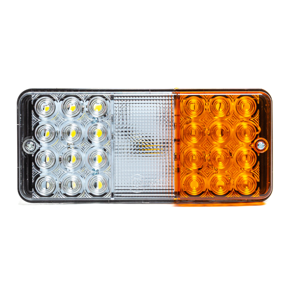Ф402 AE LED (ФП008 AE) Фонарь передний, МТЗ, светодиодный, пластиковый корпус, 12/24 В (ан. 3703.3712, Ф402L)