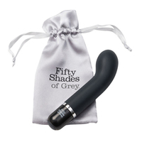 Черный мини вибратор 13,3см для стимуляции точки G Fifty Shades of Grey Insatiable Desire Mini Silicone G-Spot Vibrator