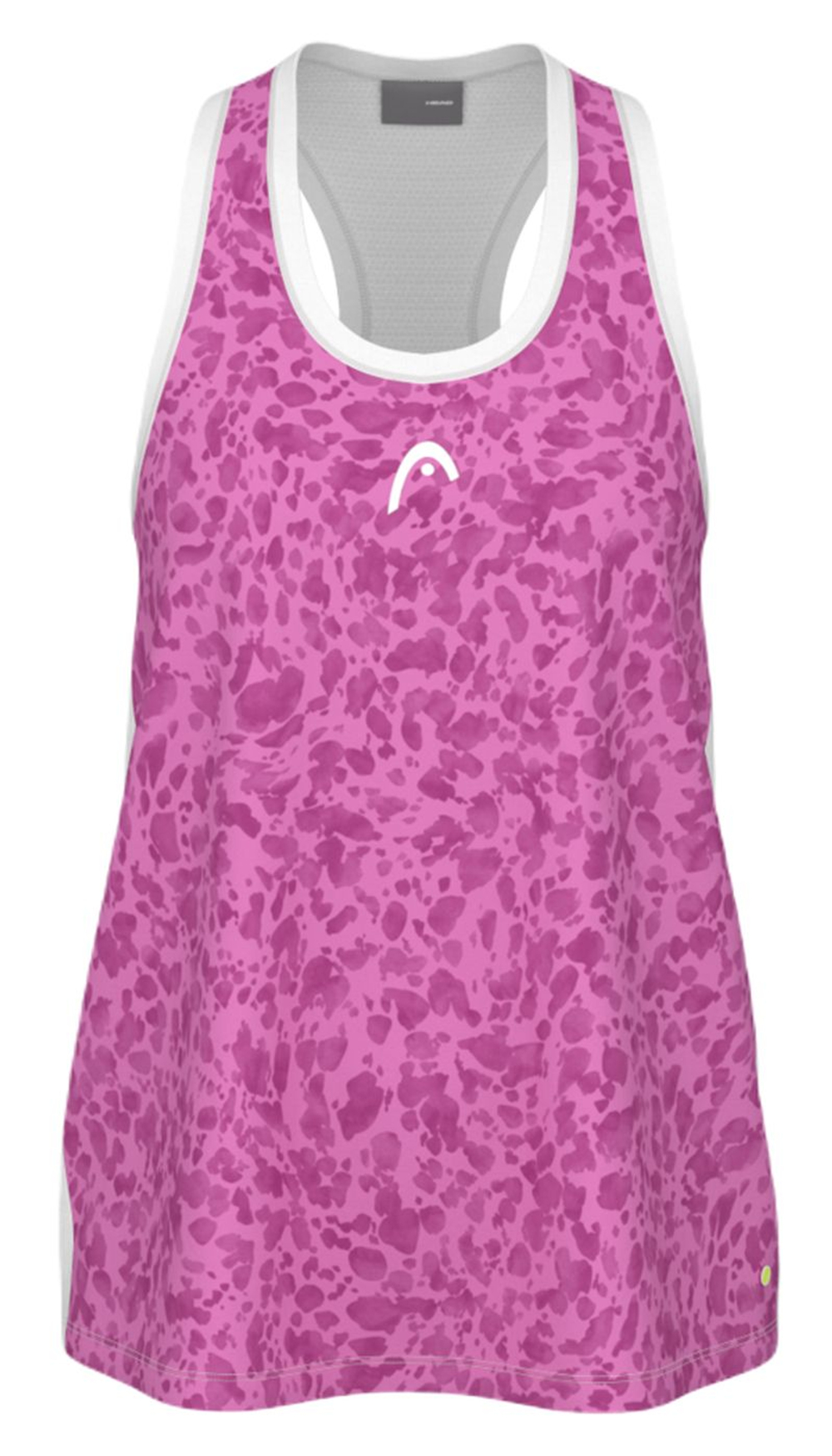 Детская майка Head Girls Vision Agility Tank — print vision/vivid pink