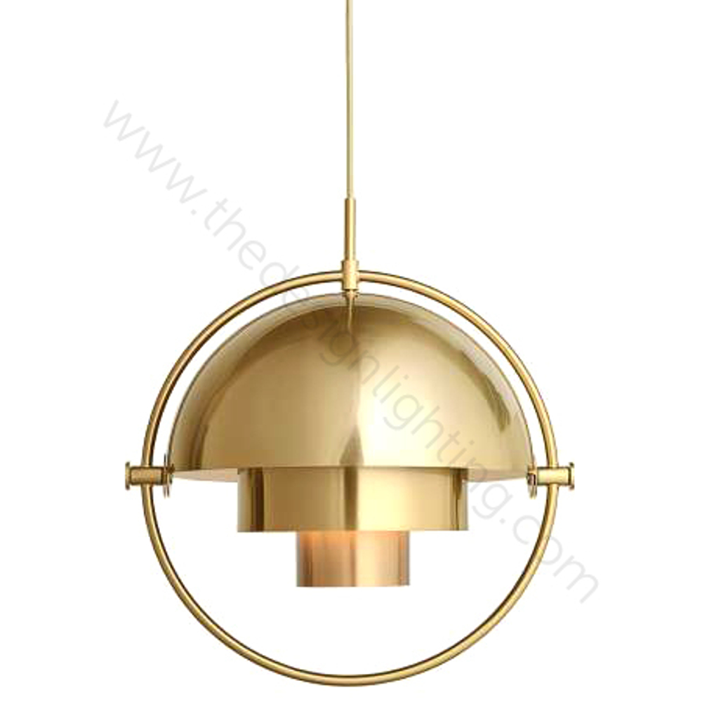Pendant design lamp  Multi-Lite by Gubi (Gold)