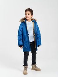 Парка зимняя "Индиго" 7+