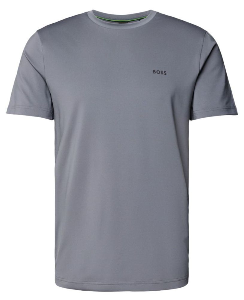 Мужская теннисная футболка BOSS Tee Active 1 - серый