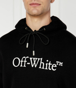Худи BIG BOOKISH SKATE OFF-WHITE - черный(OMBB085C 99FLE012)