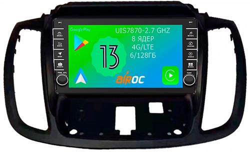 Магнитола для Ford Kuga 2011-2019 - Airoc AB-1717 (кнопки и крутилки), Android 13, Быстрая, SIM-слот, CarPlay