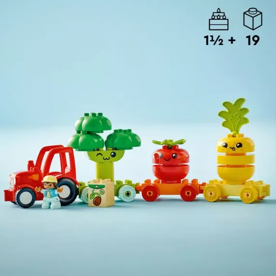 Lego konstruktor Duplo 10982 Fruit and Vegetable Tractor