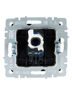 BRITE Розетка компьютерная RJ45 кат.6 РК11-БрЧ черный IEK