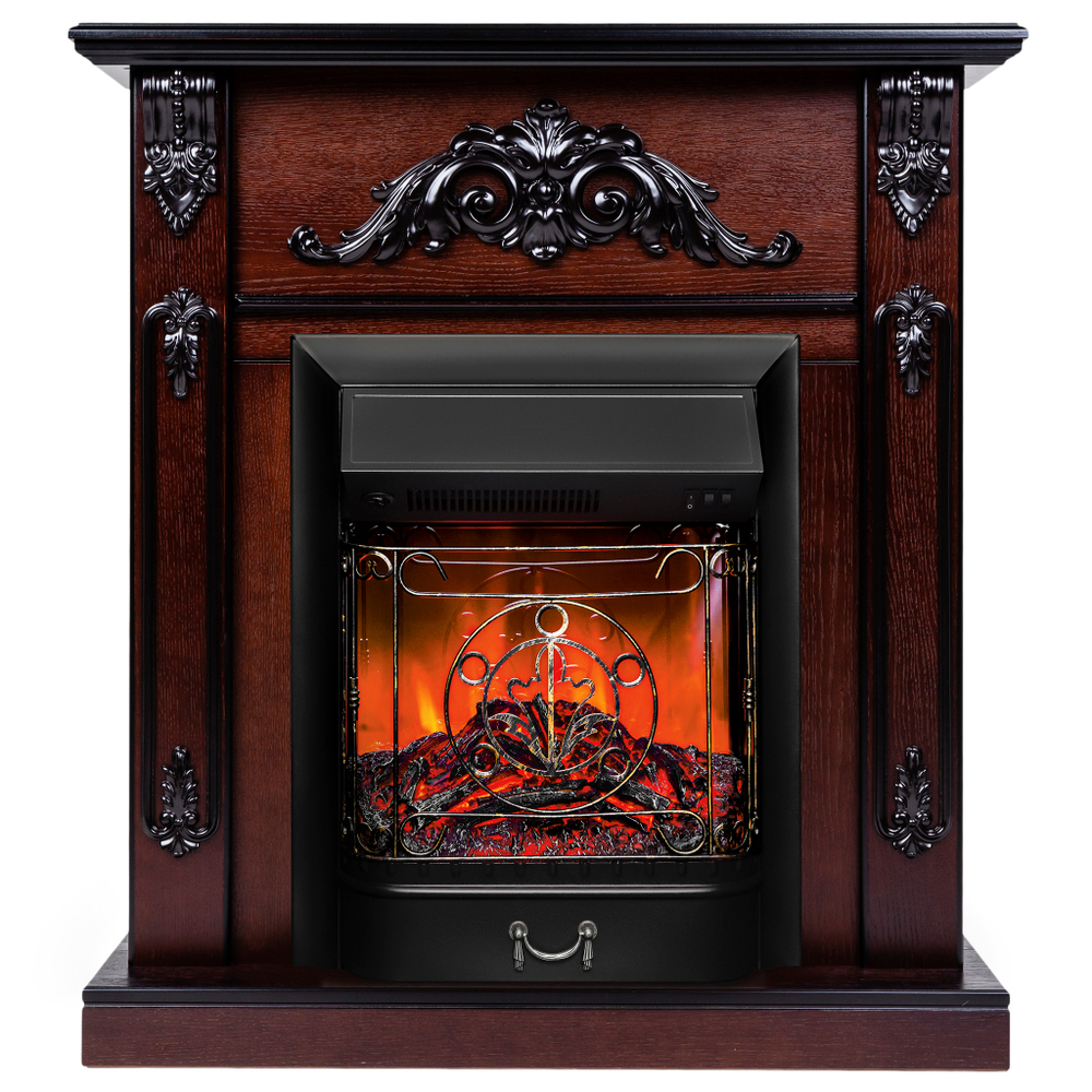 Каминокомплект Real Flame Anita AO с очагом Majestic Lux Black (без пульта)